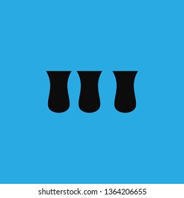tea glass icon vector
