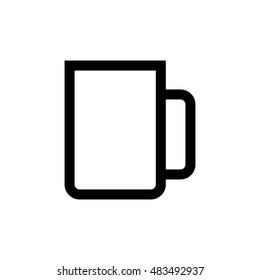 Tea glass line icon. Pixel perfect fully editable vector icon suitable for websites, info graphics and print media.