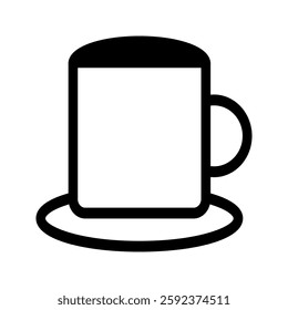 Tea glass with a warm and inviting design. Perfect for beverage-related content, cafes, restaurants, and traditional drink illustrations.