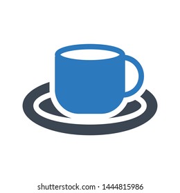tea glyph color vector icon