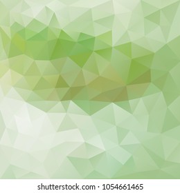 Tea green and mint polygonal background
