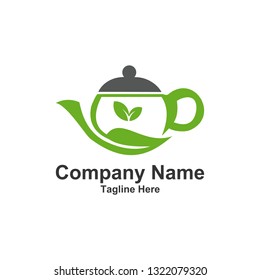 Tea, Green Nature Tea Vector Flat Design