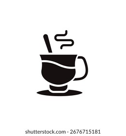 tea icon collection .design style with background