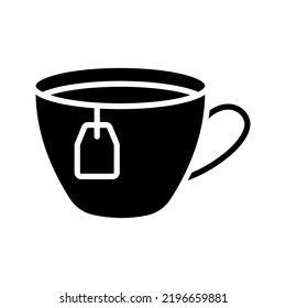 Icono de té. signo de taza de té. ilustración vectorial