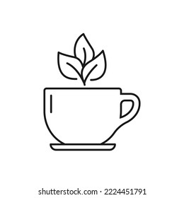 Tea icon design isolated on white background. Vector illustration