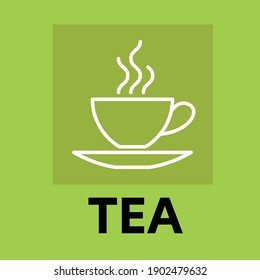 tea Icon design symbolizing ones organization.It is design that is used by an organization for it's letterhead,advertising material,and signs as an emblem.