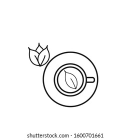 Tea icon design template EPS 10