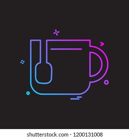 Tea icon design vector