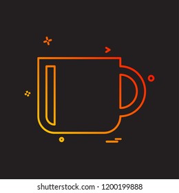 Tea icon design vector