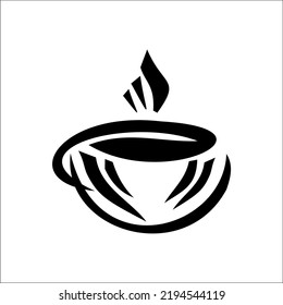 Tea icon with editable stroke