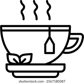 Tea Icon Element For Design