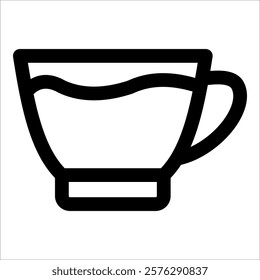 Tea Icon Element For Design