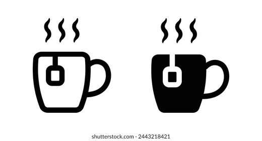 Tea icon. flat illustration of vector icon