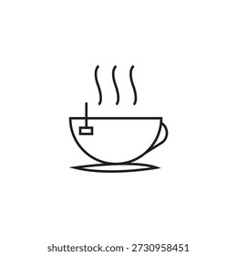ícone do chá ilustração elemento design