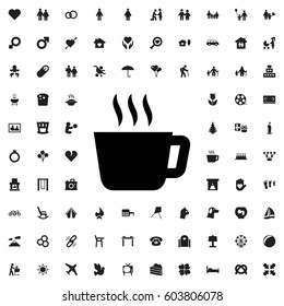 Tea icon illustration isolated vector sign symbol. family icons vector set.