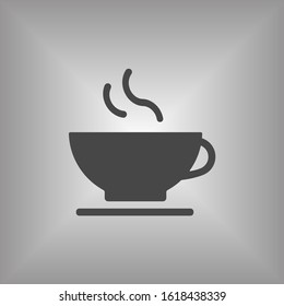 Tea icon, isolated. Flat  design. 