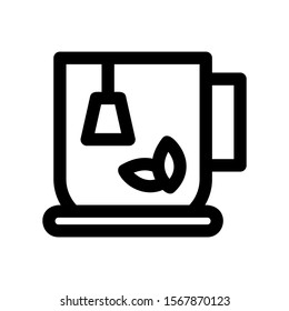 tea icon isolated sign symbol vector illustration - high quality black style vector icons
