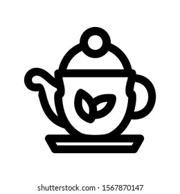 tea icon isolated sign symbol vector illustration - high quality black style vector icons

