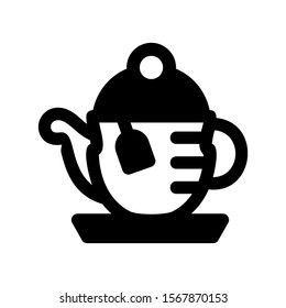 tea icon isolated sign symbol vector illustration - high quality black style vector icons
