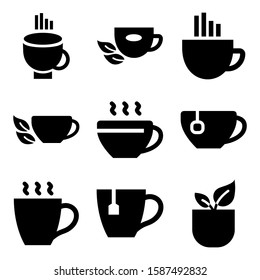 tea icon isolated sign symbol vector illustration - Collection of high quality black style vector icons
