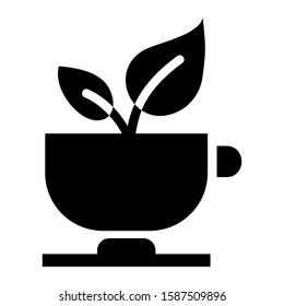 tea icon isolated sign symbol vector illustration - high quality black style vector icons
