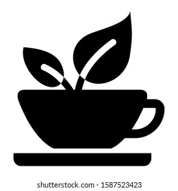 tea icon isolated sign symbol vector illustration - high quality black style vector icons
