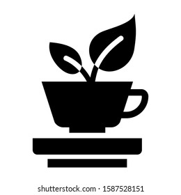 tea icon isolated sign symbol vector illustration - high quality black style vector icons
