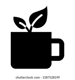 tea icon isolated sign symbol vector illustration - high quality black style vector icons
