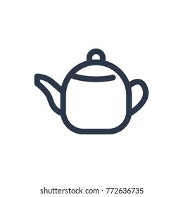 Tea icon. Isolated teapot and tea icon line style. Premium quality vector symbol drawing concept for your logo web mobile app UI design.