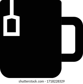 ilustración vectorial aislada del icono de té