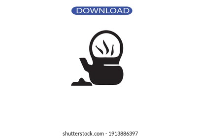 tea icon or logo isolated sign symbol vector illustration - high quality black style vector icons.