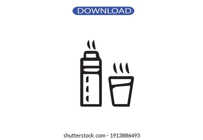 tea icon or logo isolated sign symbol vector illustration - high quality black style vector icons.