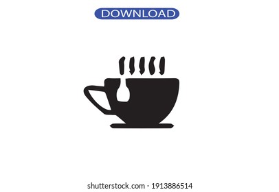 tea icon or logo isolated sign symbol vector illustration - high quality black style vector icons.