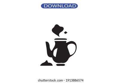 tea icon or logo isolated sign symbol vector illustration - high quality black style vector icons.