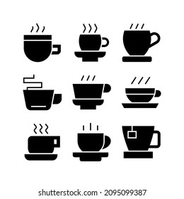 tea icon or logo isolated sign symbol vector illustration - Collection of high quality black style vector icons
