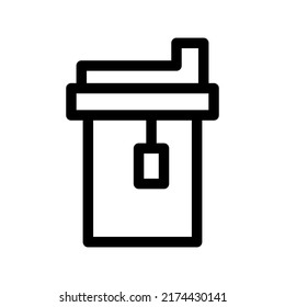 tea icon or logo isolated sign symbol vector illustration - high quality black style vector icons
