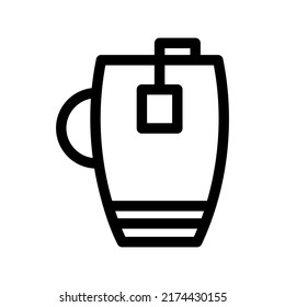 tea icon or logo isolated sign symbol vector illustration - high quality black style vector icons
