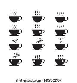 tea icon logo vector design template