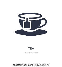 tea icon on white background. Simple element illustration from Beauty concept. tea sign icon symbol design.