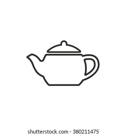 Tea  icon  on white background. Vector illustration.