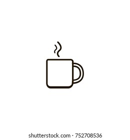 tea icon. sign design