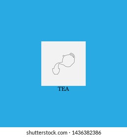 tea icon sign signifier vector