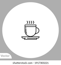 Tea icon sign vector. Symbol, logo illustration for web and mobile.