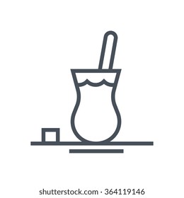 Tea icon suitable for info graphics, websites and print media and  interfaces. Line vector icon.