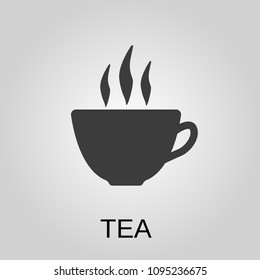 Tea icon. Tea symbol. Flat design. Stock - Vector illustration