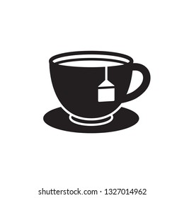 tea icon in trendy flat style 
