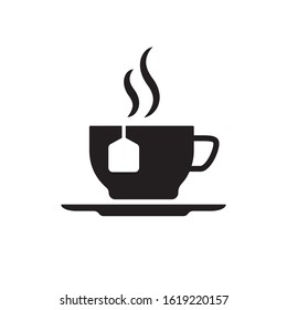 Tea icon in trendy flat style design. Vector graphic illustration.
