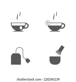Tea icon vector design.
