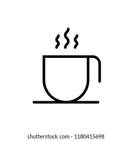 tea icon vector design. icon vector line style
