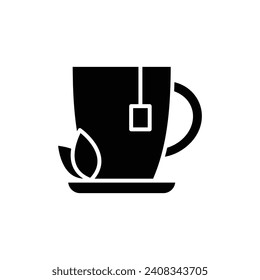 tea icon vector design template simple and clean